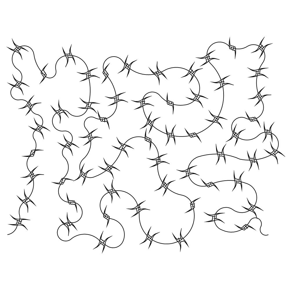 Barbed sale wire pattern